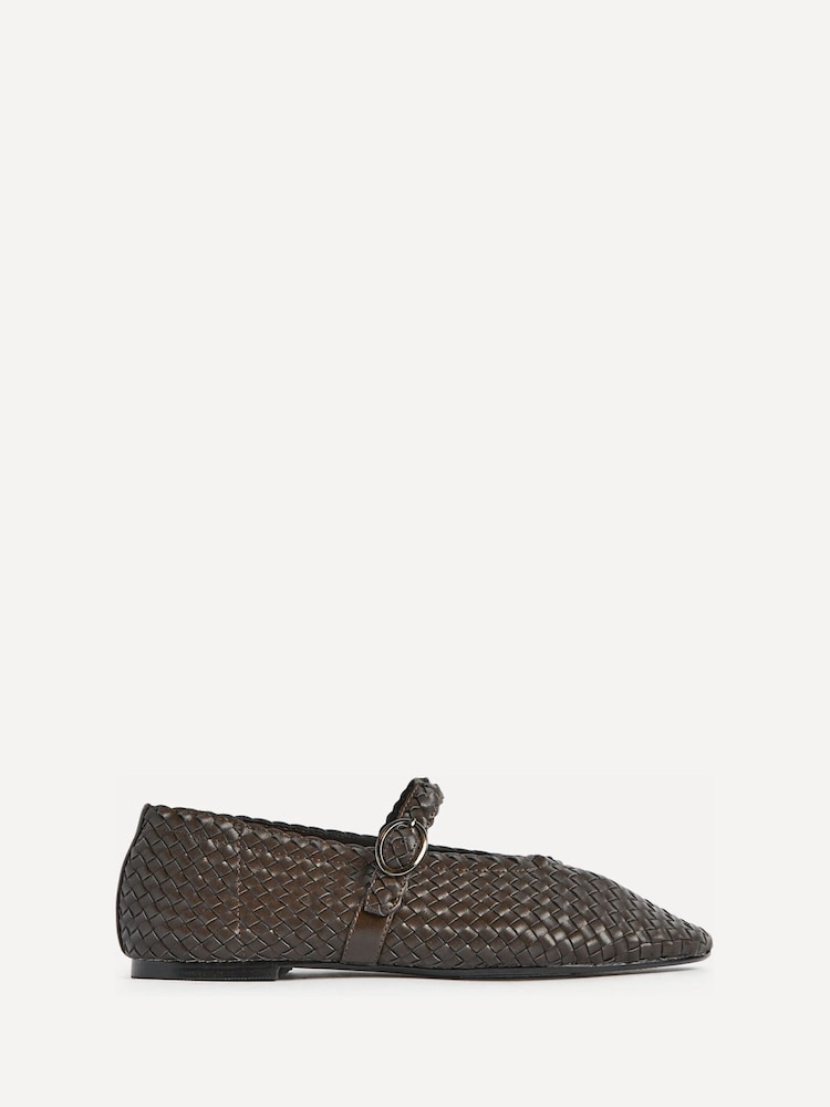 Brązowy - Linzi Debut Handwoven Ballet Flats - Obraz 2 z 5 Brązowy - Linzi Debut Handwoven Ballet Flats - Obraz 2 z 5