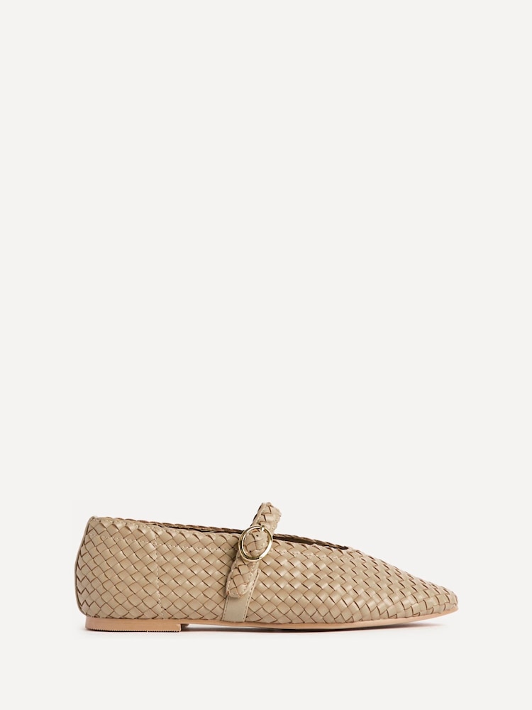 Linzi Nude Debut Handwoven Ballet Flats - Image 2 of 5