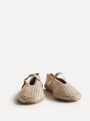 Linzi Nude Debut Handwoven Ballet Flats - Image 3 of 5