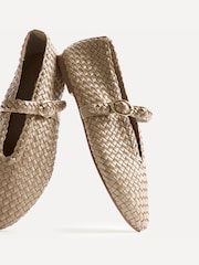 Linzi Nude Debut Handwoven Ballet Flats - Image 5 of 5