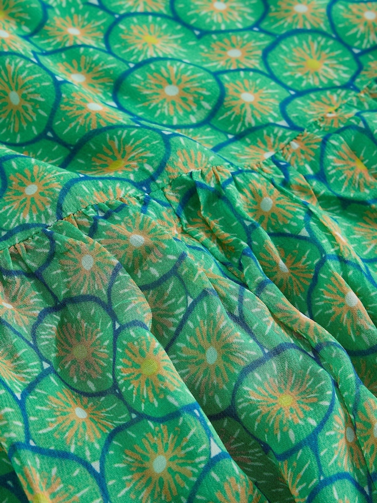 White Stuff Green Yuri Maxi Skirt - Image 6 of 6