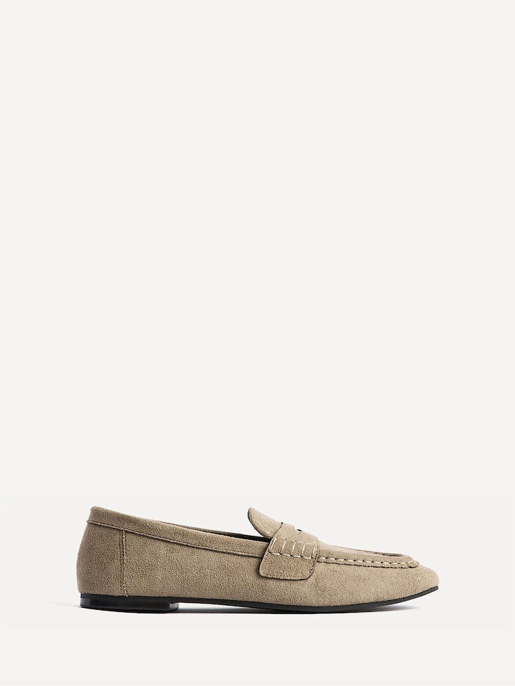 Neutralna boja - Linzi Edition Square Toe Penny Loafers - Slika 2 od 5 Neutralna boja - Linzi Edition Square Toe Penny Loafers - Slika 2 od 5