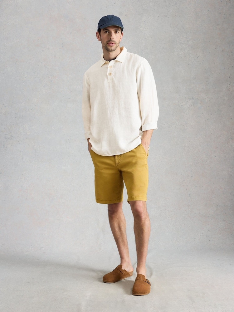 White Stuff White Carlton Linen Pop Over Shirt - Image 1 of 6 White Stuff White Carlton Linen Pop Over Shirt - Image 1 of 6