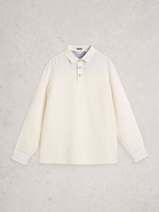 White Stuff White Carlton Linen Pop Over Shirt - Image 5 of 6