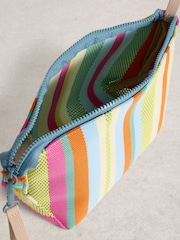 White Stuff Yellow Meadow Mesh Wash Bag - Image 4 of 4