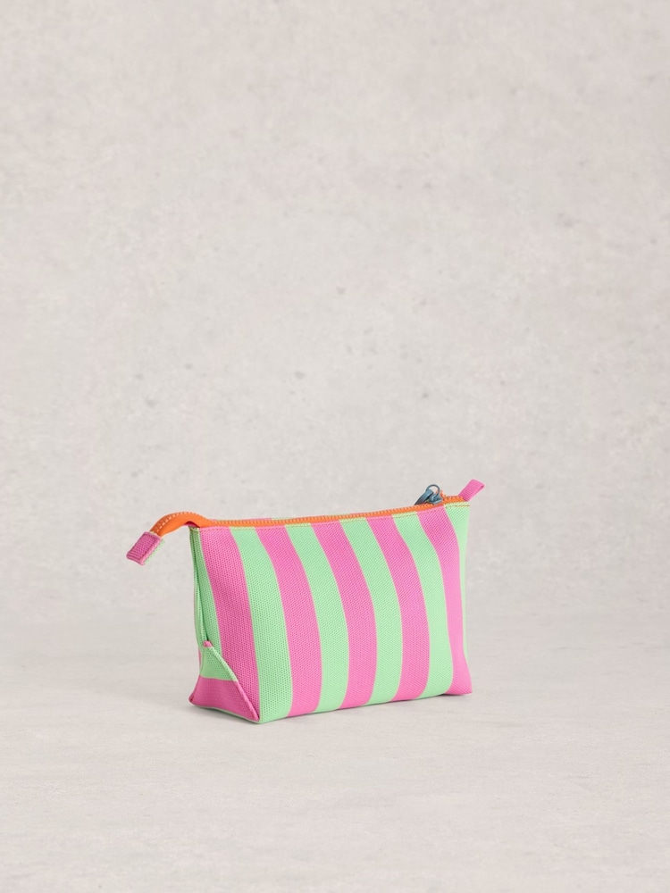 White Stuff Pink Meadow Mesh Wash Bag - Image 2 of 4 White Stuff Pink Meadow Mesh Wash Bag - Image 2 of 4