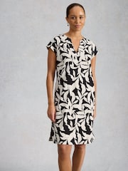 White Stuff Black Jilly Linen Dress - Image 1 of 6