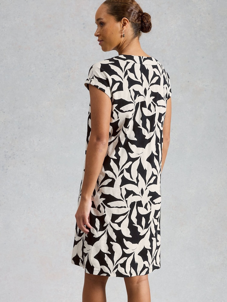 White Stuff Black Jilly Linen Dress - Image 2 of 6