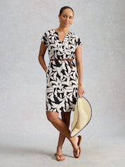White Stuff Black Jilly Linen Dress - Image 3 of 6