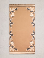 White Stuff Brown Cotton Beach Scarf - Image 1 of 3