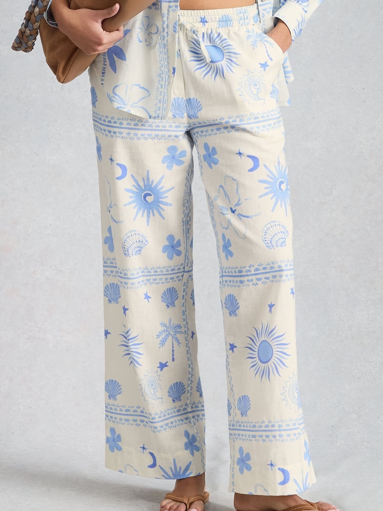 White Stuff White Penny Beach Trousers - Image 2 of 6