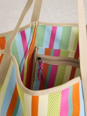 White Stuff Yellow Meadow Mesh Shoulder Bag - Image 4 of 4