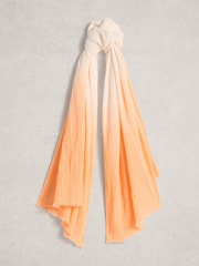 White Stuff Orange Jessie Plain Scarf - Image 1 of 3