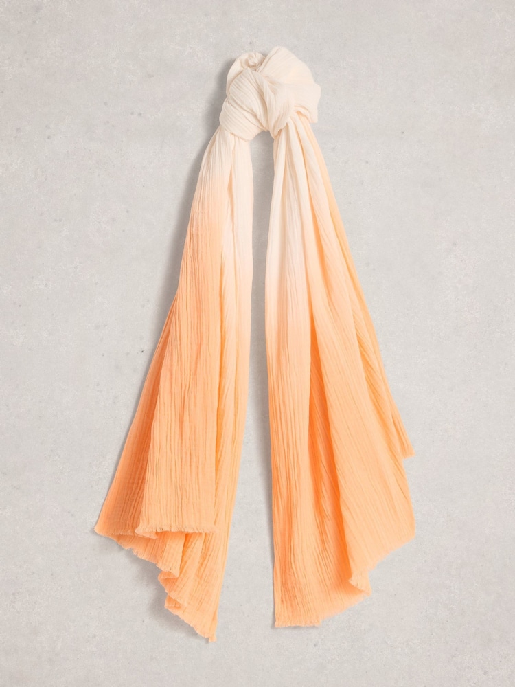 White Stuff Orange Jessie Plain Scarf - Image 1 of 3 White Stuff Orange Jessie Plain Scarf - Image 1 of 3