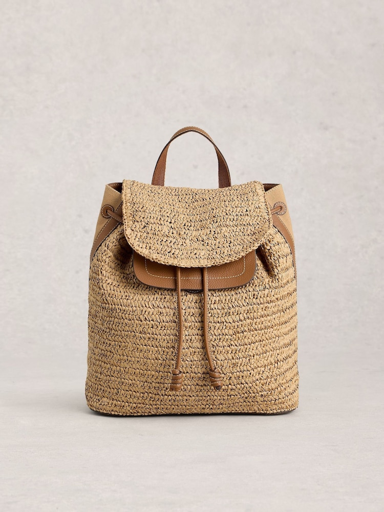 White Stuff Natural Isabel Backpack - Image 1 of 4 White Stuff Natural Isabel Backpack - Image 1 of 4