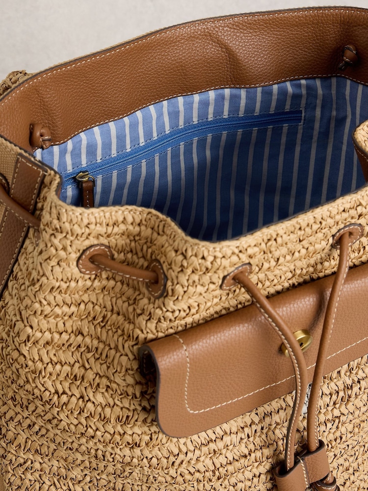 White Stuff Natural Isabel Backpack - Image 4 of 4 White Stuff Natural Isabel Backpack - Image 4 of 4