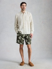 White Stuff Green Ventnor Shrimp Swim Shorts - Image 4 of 6