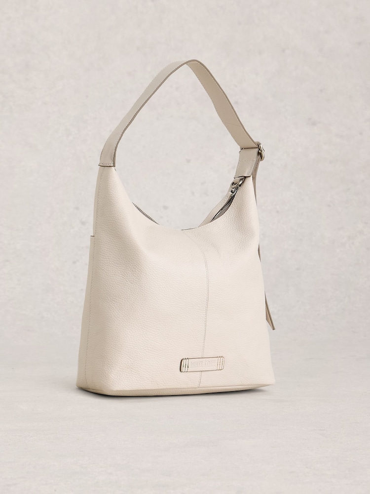 White Stuff White Sophia Leather Cross-Body Bag - Image 2 of 5