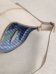 White Stuff White Sophia Leather Cross-Body Bag - Image 5 of 5