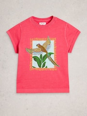 تيشرت Gina مزين برسومات جرافيك من White Stuff - Image 5 of 6