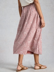 White Stuff Pink Dana Jersey Maxi Skirt - Image 2 of 6