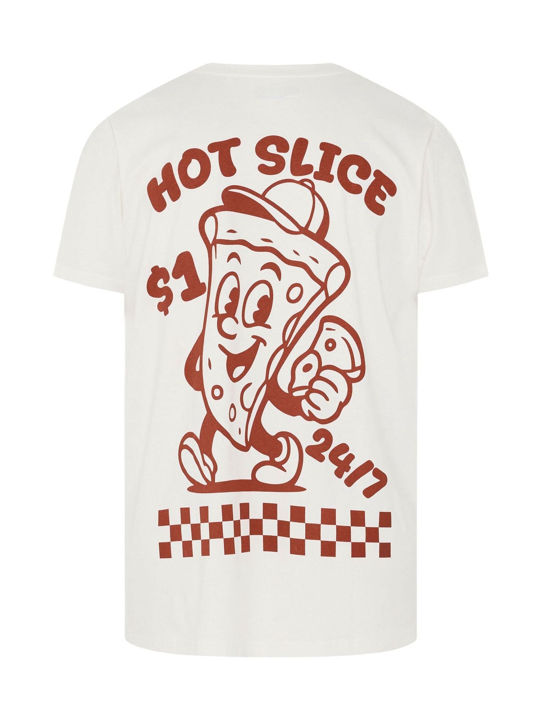 Buy BadRhino Big & Tall White Longline Hot Slice T-Shirt from Next