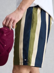 White Stuff Green Ventnor Stripe Swim Shorts - Image 2 of 6