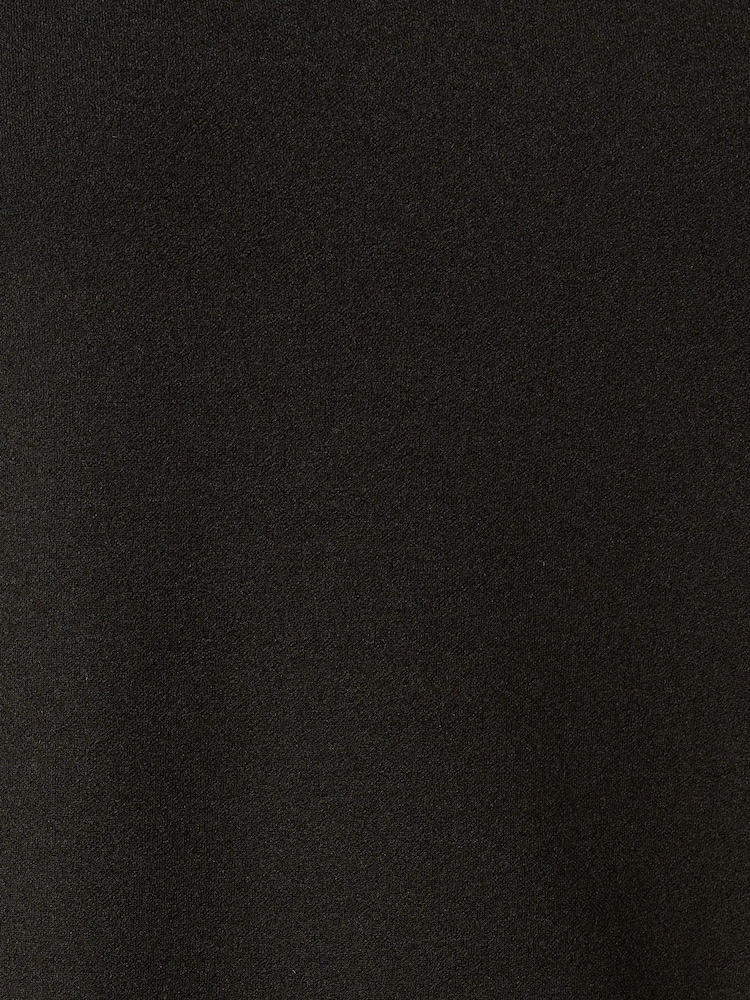 Adrianna Papell Black Petite Pearl Crepe Short Dress - Image 5 of 5