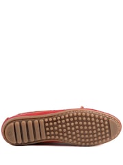 Jones Bootmaker Red Perri Leather Loafers - Image 4 of 5