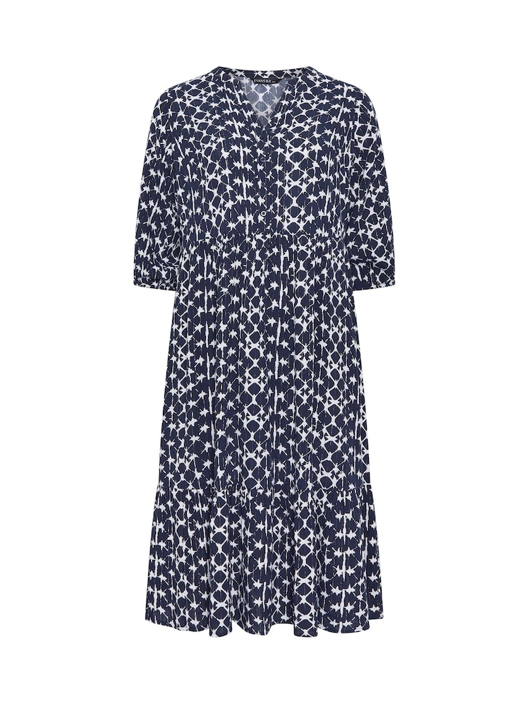 Evans Blue Metallic Dress - Image 5 of 5 Evans Blue Metallic Dress - Image 5 of 5