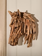 Widdop Brown Horse Head Wall Art - Image 2 of 2