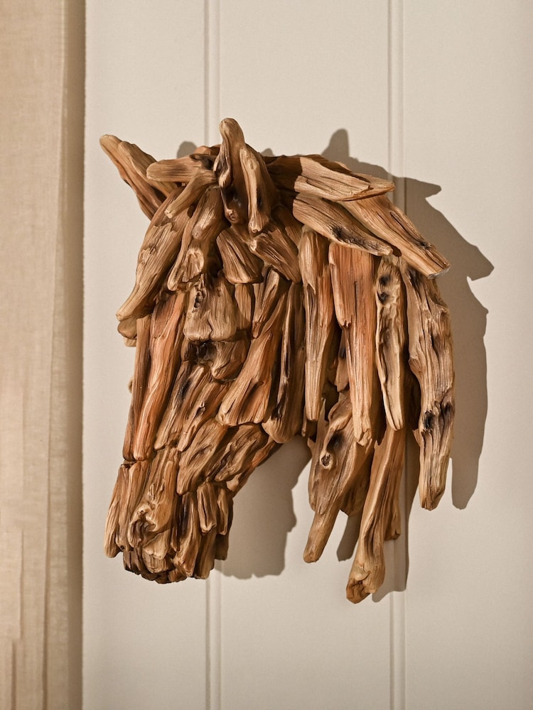 Widdop Brown Horse Head Wall Art - Image 2 of 2