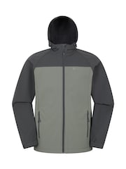 Mountain Warehouse Green Exodus Water-Resistant Softshell Jacket - Image 1 of 5