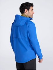 Mountain Warehouse Blue Aerovent Mens Waterproof Packable 2.5 Layer Jacket - Image 4 of 10