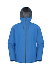 Mountain Warehouse Blue Aerovent Mens Waterproof Packable 2.5 Layer Jacket - Image 7 of 10
