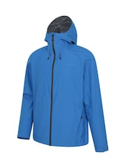 Mountain Warehouse Blue Aerovent Mens Waterproof Packable 2.5 Layer Jacket - Image 8 of 10