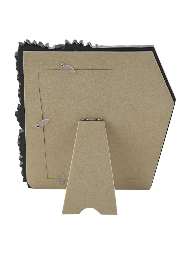 Widdop Green Flagstone Fern Leaf Resin Photo Frame - Image 2 of 2