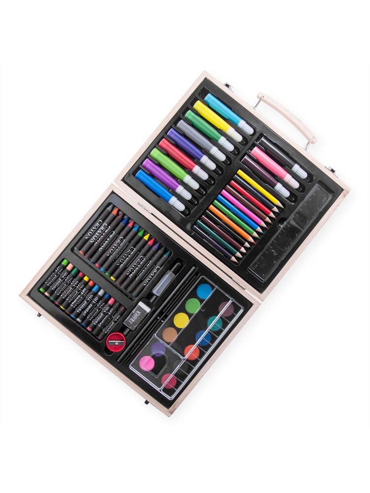 Treat Republic Personalised Kid's Springtime Flower Garland Colouring Set - Image 2 of 4