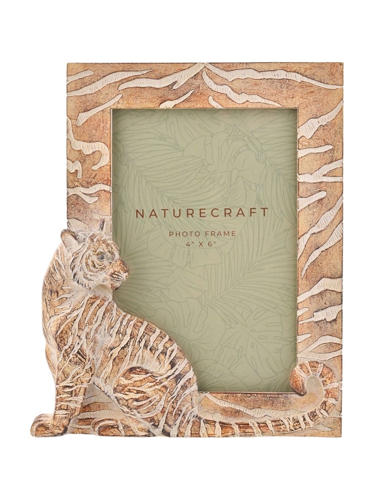 Widdop Brown Wood Effect Tiger Photo Frame - Image 1 of 2 Widdop Brown Wood Effect Tiger Photo Frame - Image 1 of 2