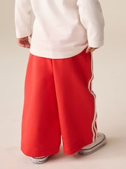 Red Wide Leg Side Stripe Joggers (3mths-7yrs) - Image 4 of 9