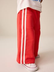 Red Wide Leg Side Stripe Joggers (3mths-7yrs) - Image 5 of 9