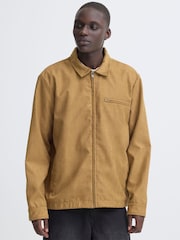 Blend Brown Fossy Zip-Front Jacket - Image 1 of 4