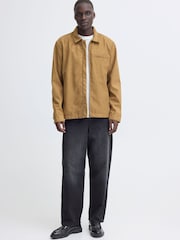 Blend Brown Fossy Zip-Front Jacket - Image 3 of 4