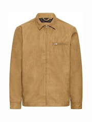 Blend Brown Fossy Zip-Front Jacket - Image 4 of 4