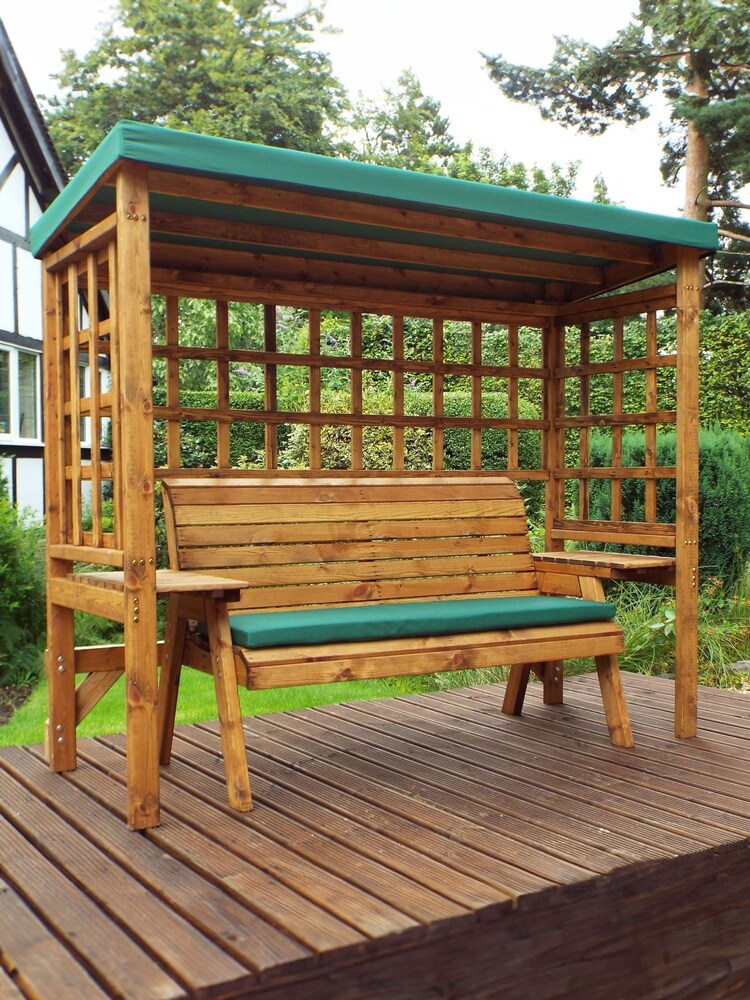 Charles Taylor Brown Wentworth 3 Seater Garden Arbour and Bench - Image 2 of 6 Charles Taylor Brown Wentworth 3 Seater Garden Arbour and Bench - Image 2 of 6