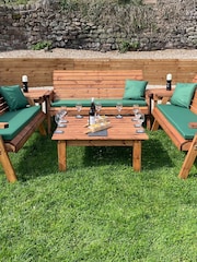 Charles Taylor Brown 9 Seater Balmoral Deluxe Garden Set - Image 7 of 9