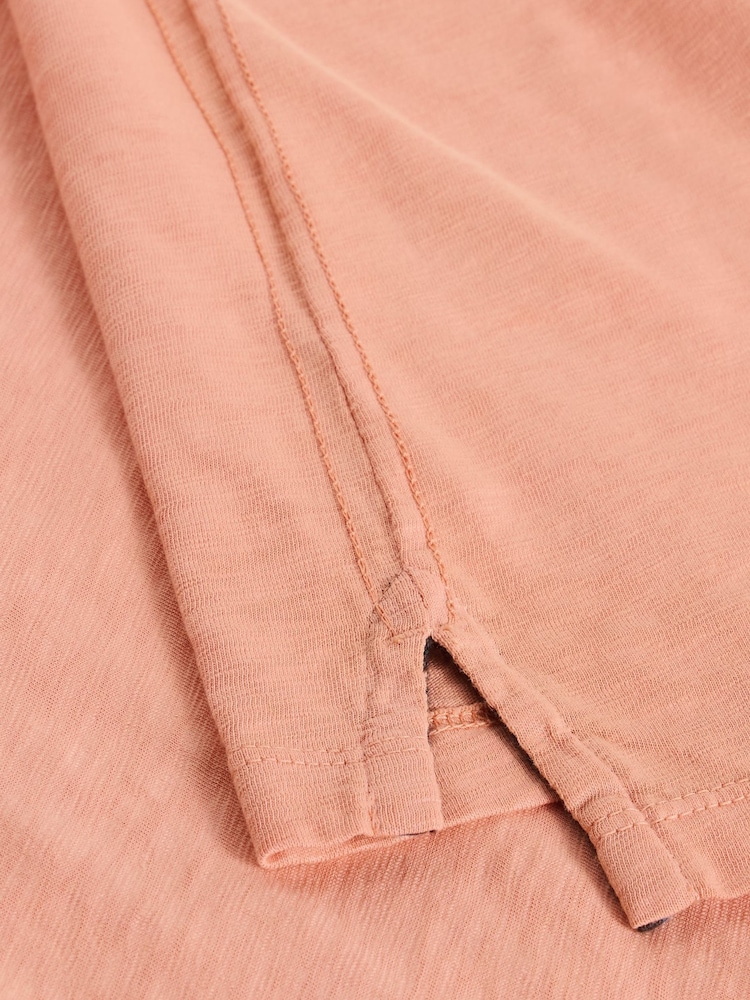 White Stuff Pink Abersoch Short Sleeve T-Shirt - Image 6 of 6