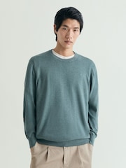 Verde - Scalpers Skull Round Neck Jumpers - Imagen 2 de 5