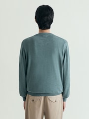 Verde - Scalpers Skull Round Neck Jumpers - Imagen 3 de 5