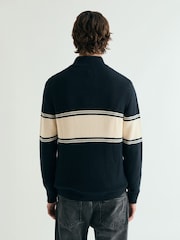 Scalpers Zip Stripes Tricot Jumper - صورة 3 من 5